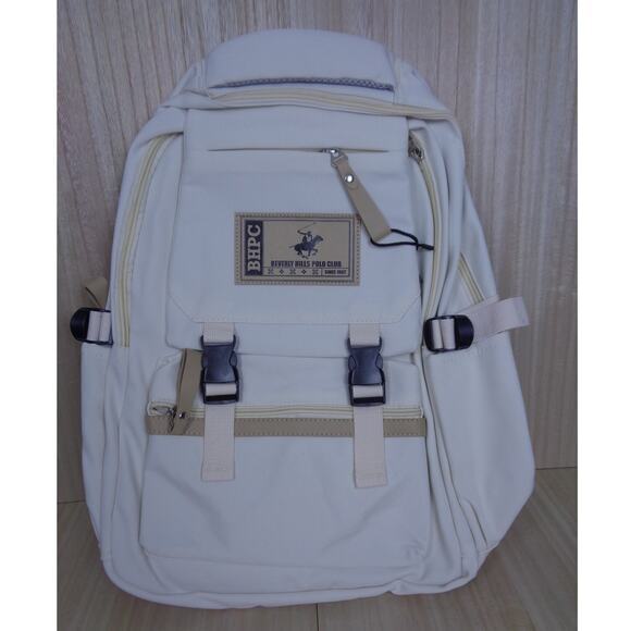 Beverly‎ Hills Polo Club BHPC Backpack Natural Cushioned Straps - Picture 1 of 7